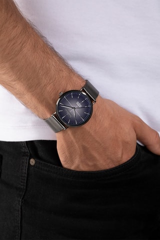 Quartz Horloge - Zilverkleurig en paars