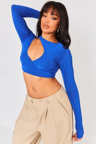 Crop top - Cobalto