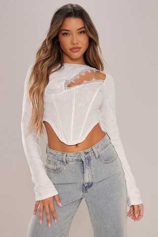 Crop top - Bianco