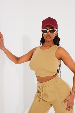 Crop top - Beige