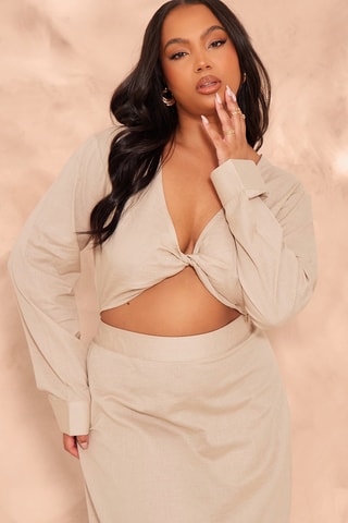 Crop top - Taupe