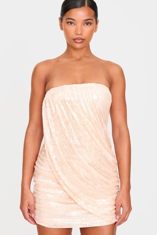 Abito bustier - Nude - Pretty Little Thing