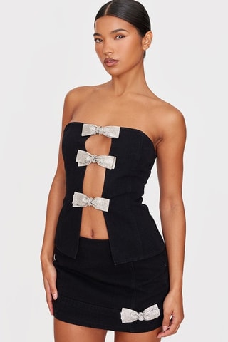 Korset - Zwart - Prettylittlething