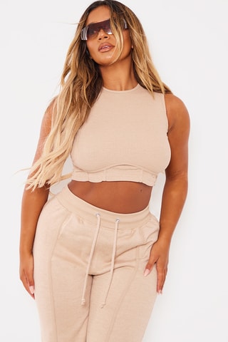 Crop top - Beige