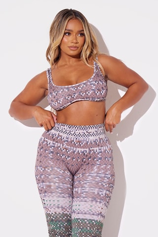 Crop top e leggings - Rosa