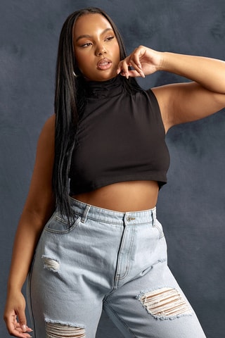 Crop top - Nero