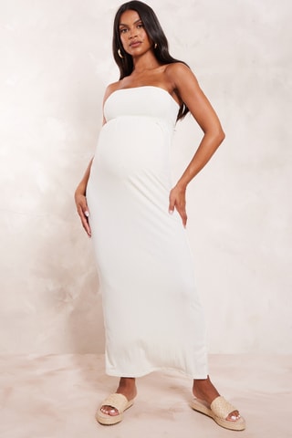Abito bustier - Ecrù