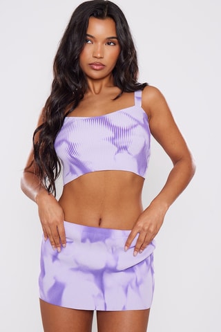 Crop top tie and dye - Viola