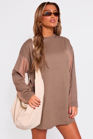 Abito t-shirt - Marrone