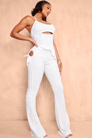 Top e pantaloni - Bianco
