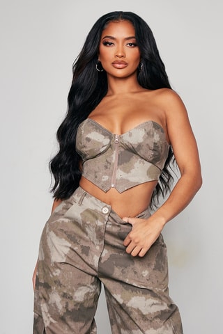 Top e pantaloni - Kaki