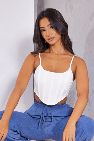Crop top - Bianco