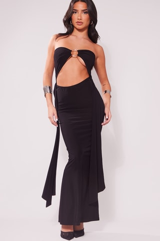 Abito bustier - Nero