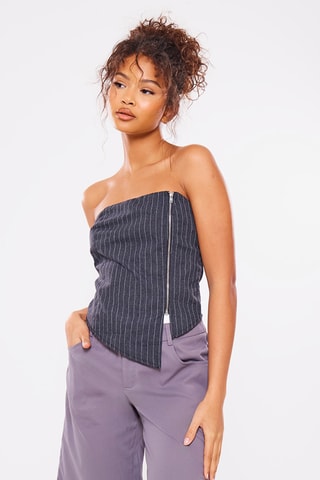 Top bustier - Antracite