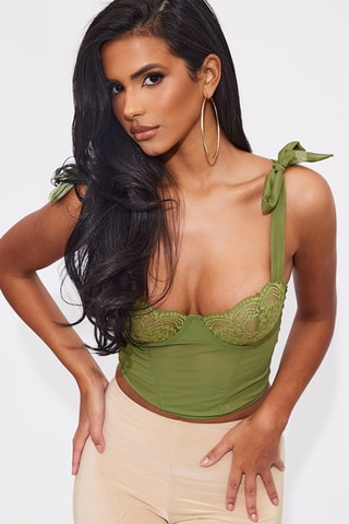 Crop Top - Kaki
