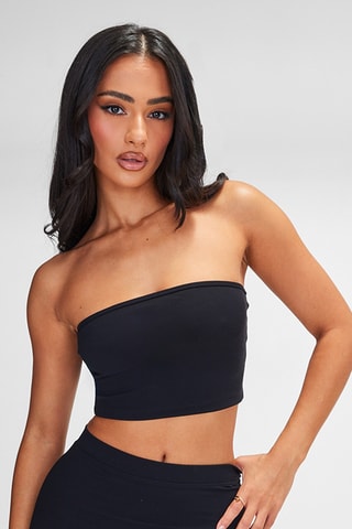 Crop top bustier - Nero