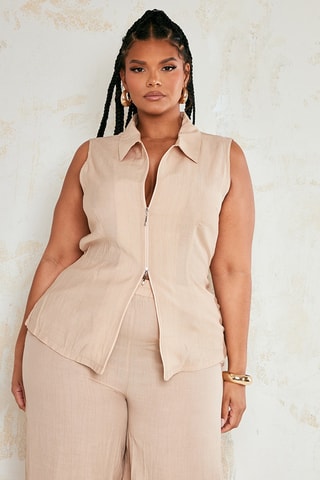 Top e pantaloni - Beige