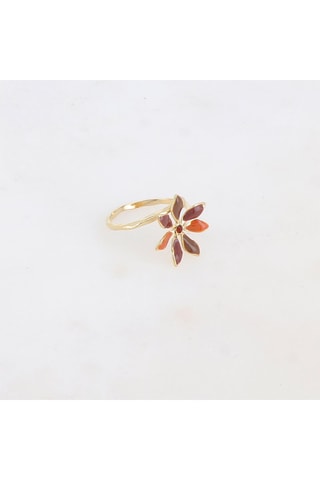 Bague - Doré et marron