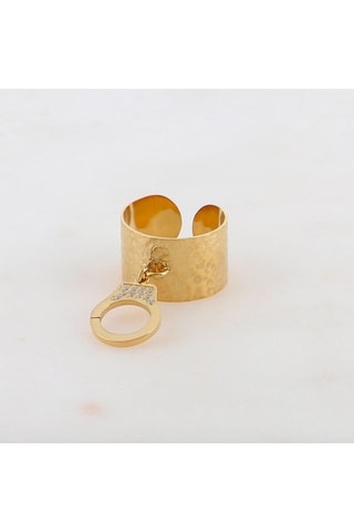 Bague Doré blanc