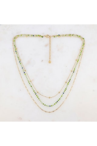 Collier multi-rangs - Doré