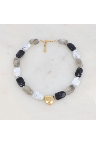 Collier - Noir et blanc
