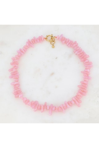 Collier - Doré et rose