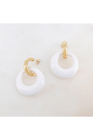 Boucles d'oreilles - Blanc