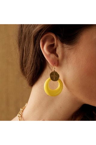 Boucles d'oreilles - Jaune