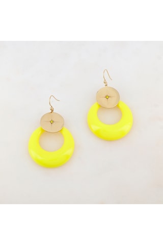 Boucles d'oreilles - Jaune
