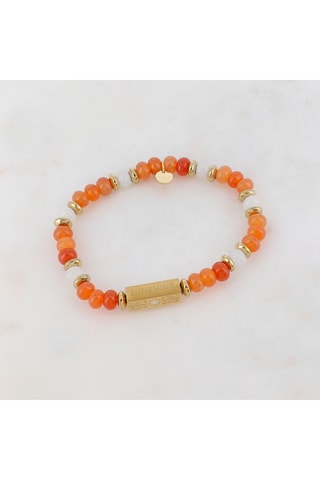 Bracelet - Cornalines et agates