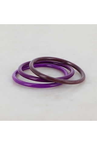 3 bracelets - Violet
