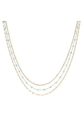 Collier multirangs - Amazonites