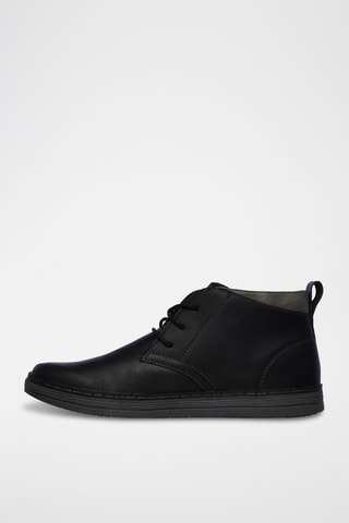 Botas de piel Heston - Negro