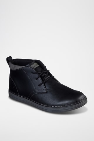 Botas de piel Heston - Negro