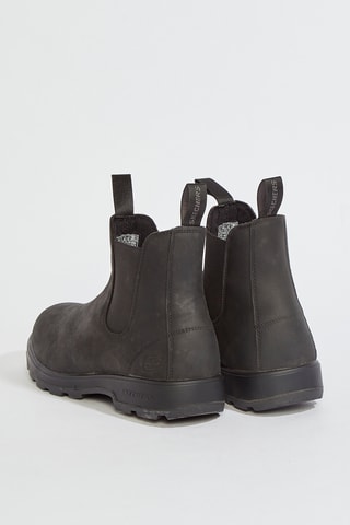 Botas Chelsea de piel Molton - Negro