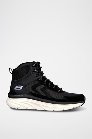 Zapatillas altas de piel D'lux Walker - Negro
