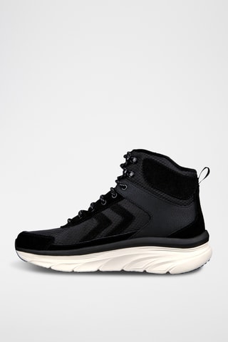 Zapatillas altas de piel D'lux Walker - Negro