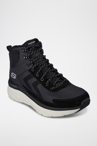Zapatillas altas de piel D'lux Walker - Negro