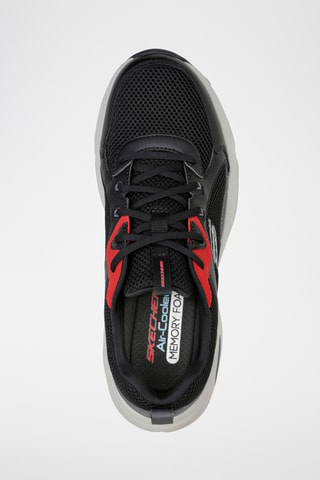 Zapatillas de piel Stamina Airy - Negro y gris oscuro