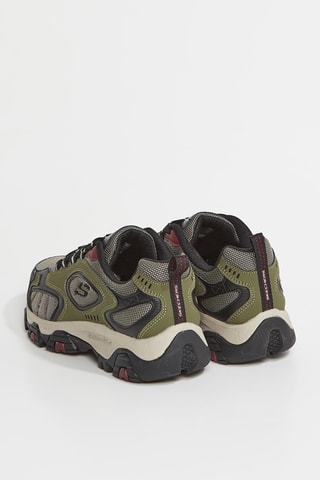 Zapatillas de piel Terrabite - Verde oliva