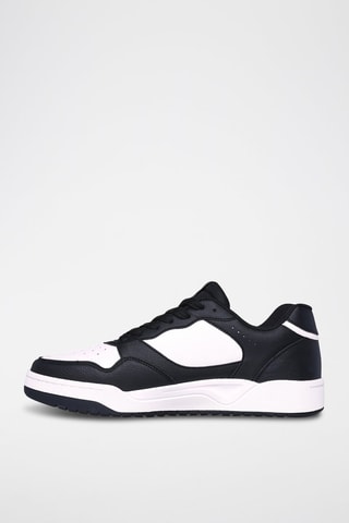 Baskets en cuir Koopa - Noir et blanc
