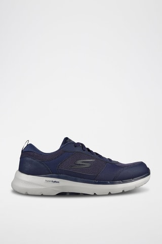 Baskets en cuir Go Walk 6 Compete - Bleu marine