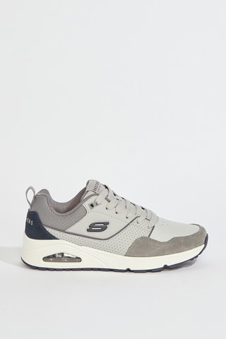 Baskets en cuir Uno - Gris clair