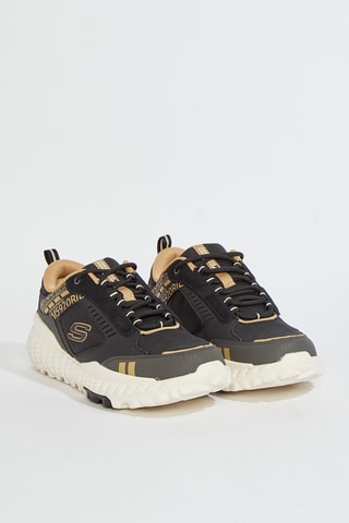 Zapatillas de piel Monster - Negro