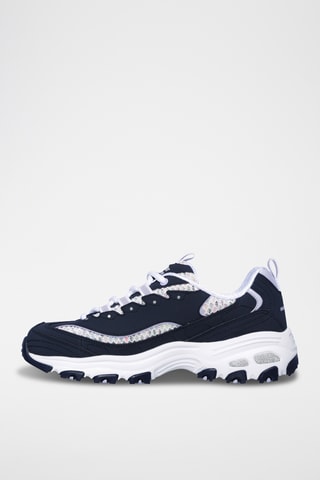 Baskets en cuir D'Lites 1.0 - Bleu marine