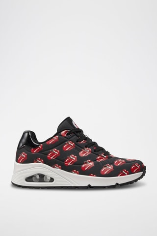 Baskets Street - Noir et rouge