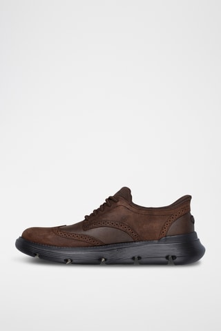 Baskets en nubuck Sully Garza - Marron foncé