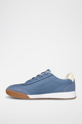 Baskets en cuir - Bleu