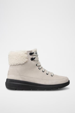Bottines fourrées - Beige clair