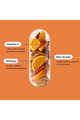 Booster d'Energie - 60 gélules végétales - Cure de 30 jours
